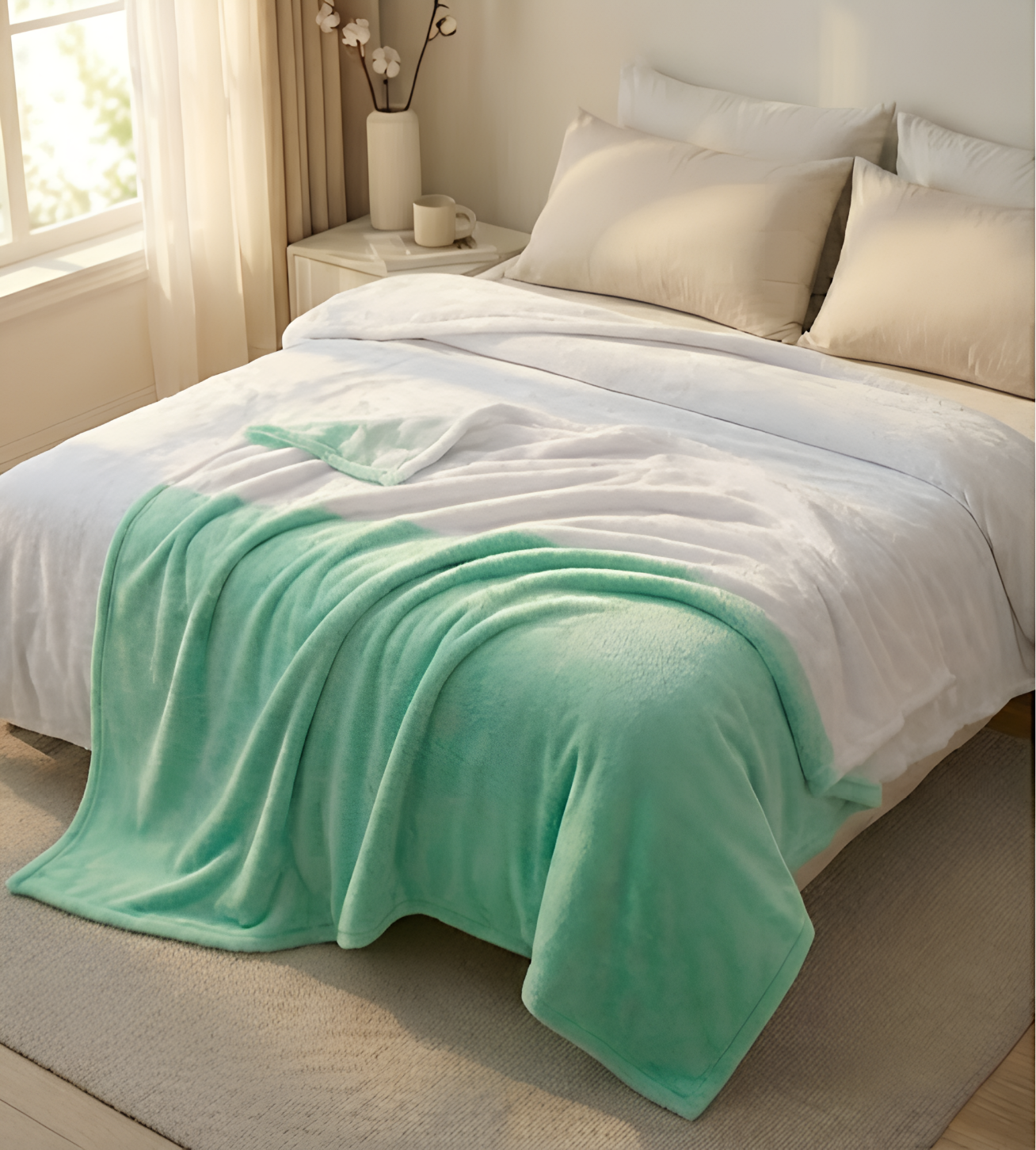 Snugo blanket on bed